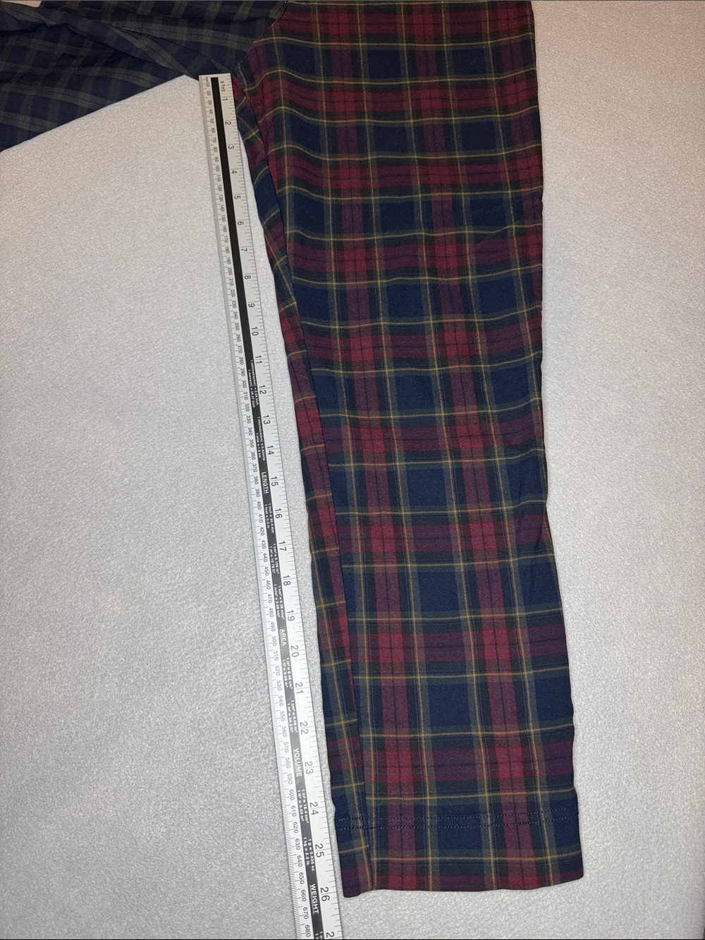 Hollister Ultra High Rise Two Tone Plaid Pants Size Small - Picture 12 of 12